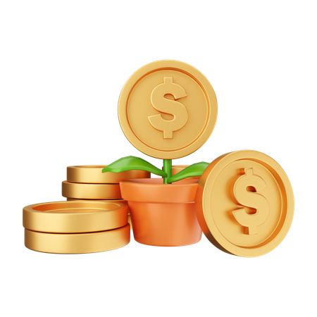 Investitionsanlage  3D Illustration