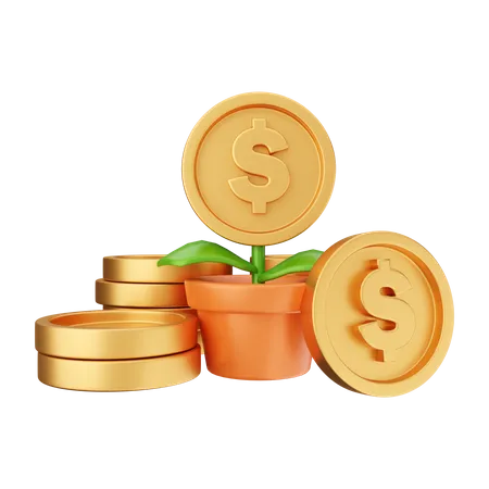 Investitionsanlage  3D Illustration