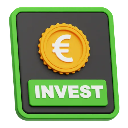 Investitionsantrag  3D Icon