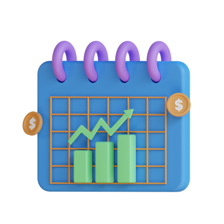 Investitionsplan  3D Icon