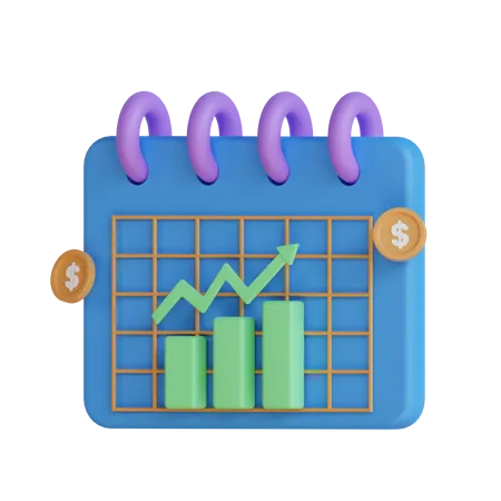 Investitionsplan  3D Icon