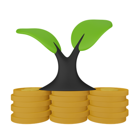 Investitionswachstum  3D Icon