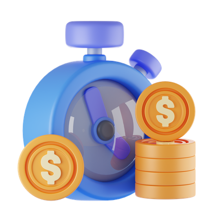 Investitionszeit  3D Icon