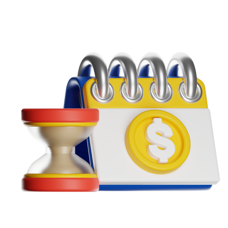 Investitionszeit  3D Icon