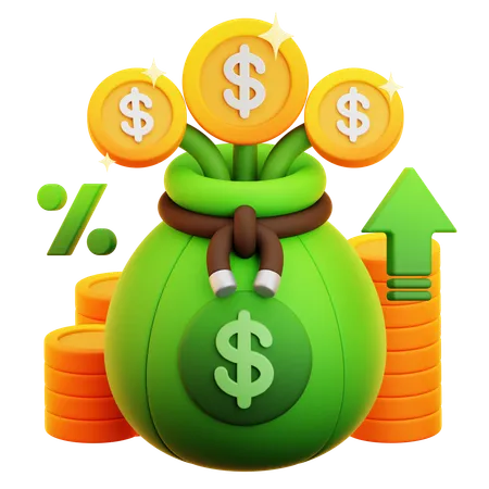 Investment Business 3D Icon