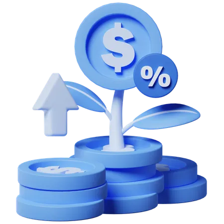 Investment  3D Icon