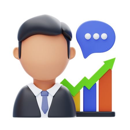 Investment Advisors  3D Icon