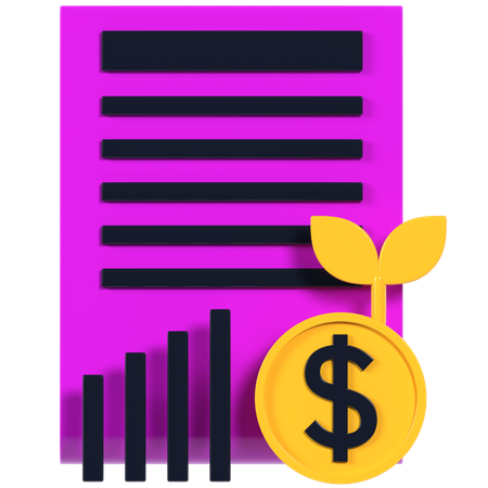 Investment Agreement  3D Illustration