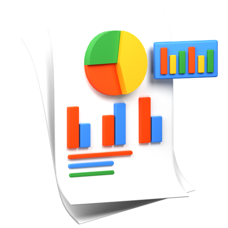 Investment Analysis  3D Icon