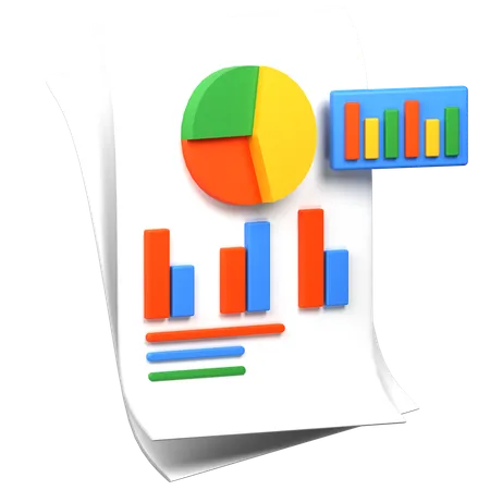 Investment Analysis 3 D Icon Illustration 3D Icon