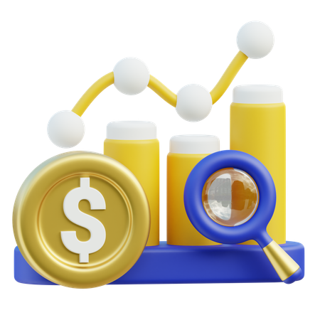 Investment Analysis  3D Icon