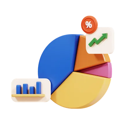 Investment Analysis  3D Icon