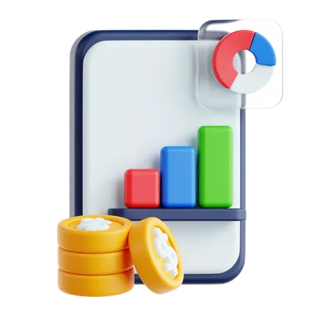 Investment Analysis  3D Icon