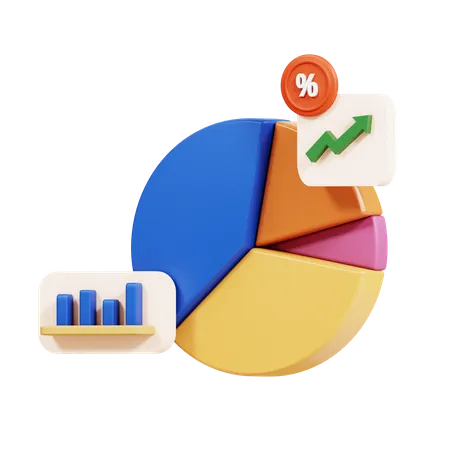 Investment Analysis 3D Icon