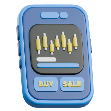 Investment App  3D Icon