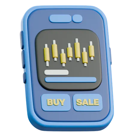 Investment App  3D Icon