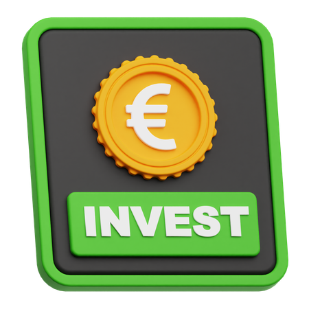 Investment Application  3D Icon