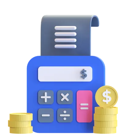 Investment Calculation  3D Icon