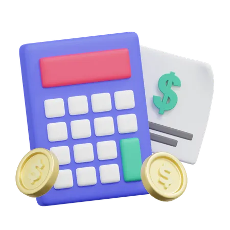 Investment Calculation  3D Icon