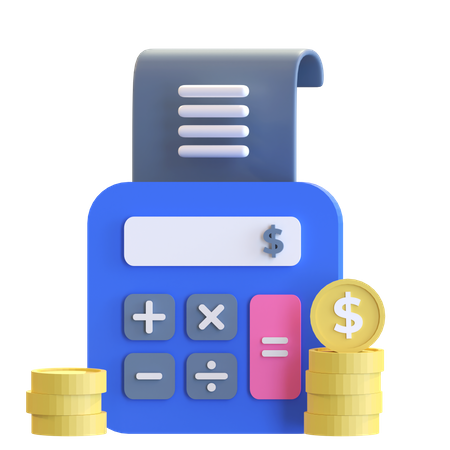 Investment Calculation 3D Icon