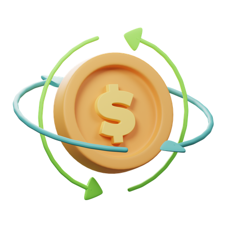 Investment Cycle 3D Icon