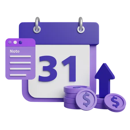 Investment Day 3D Icon