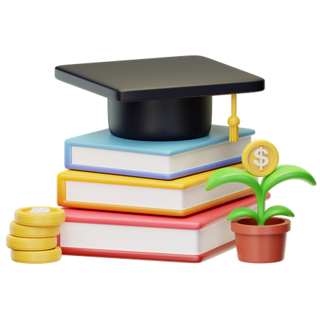 Investment Education  3D Icon