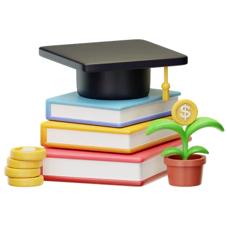 Investment Education  3D Icon