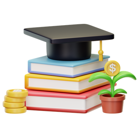Investment Education 3D Icon