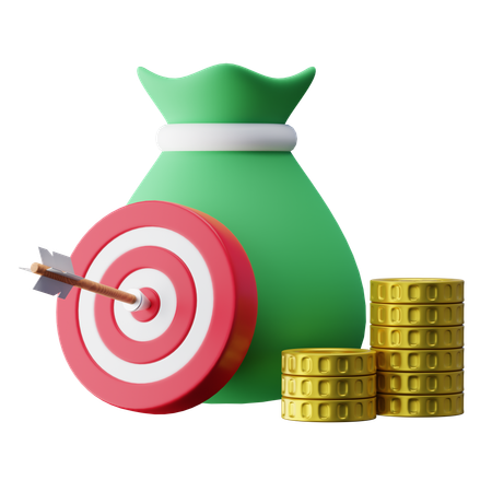 Investment Financial Goal  3D Icon