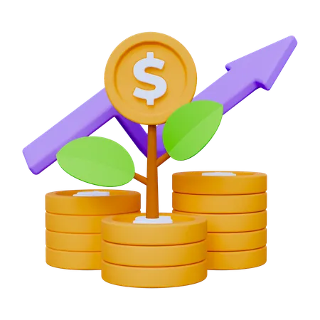 Investment Funds  3D Icon