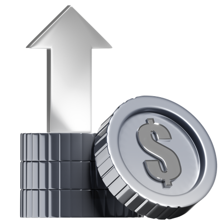 Investment Growth  3D Icon