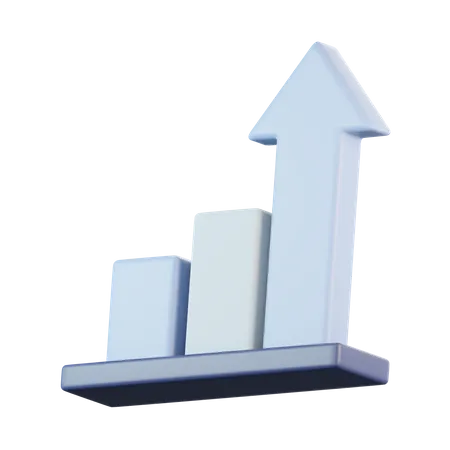 Investment Growth  3D Icon