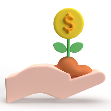 Investment Growth  3D Icon