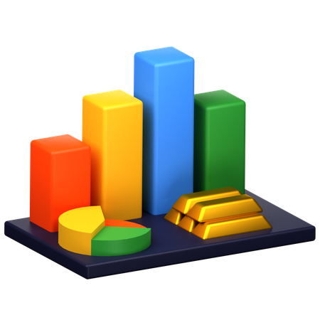 Investment Growth  3D Icon