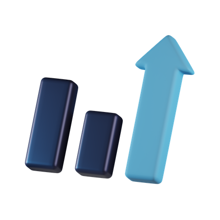 Investment Growth  3D Icon