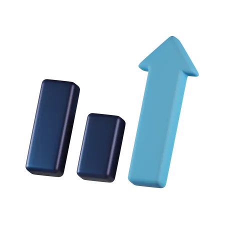 Investment Growth  3D Icon