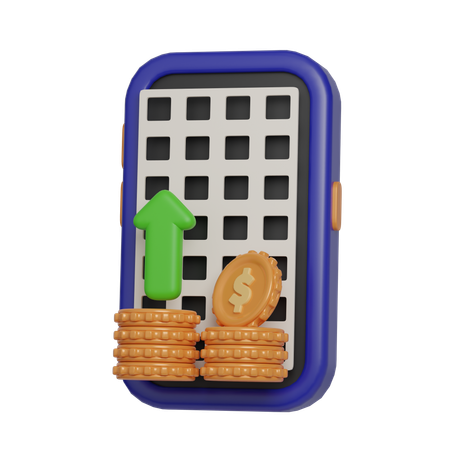 Investment Growth  3D Icon