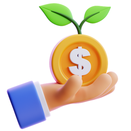 Investment Growth  3D Icon