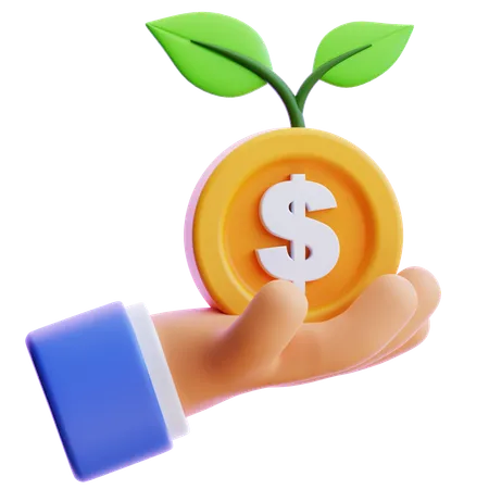 Investment Growth  3D Icon