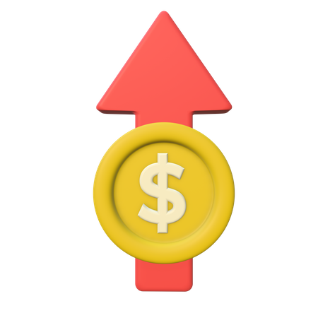 Investment Growth  3D Icon