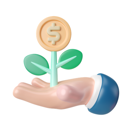 Investment Growth  3D Icon