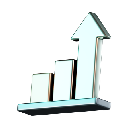 Investment Growth  3D Icon