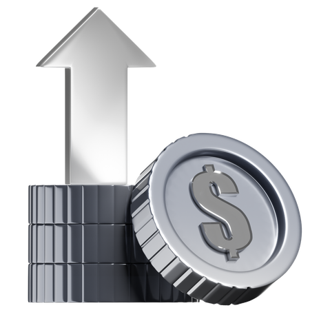 Investment Growth  3D Icon