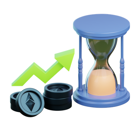 Investment Growth  3D Icon