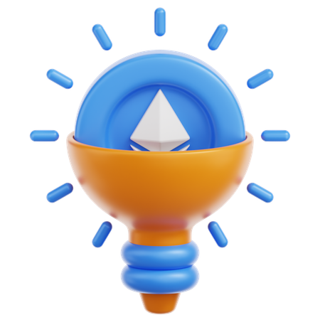 투자 아이디어  3D Icon