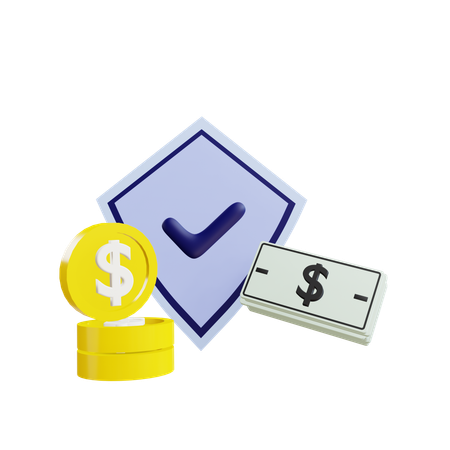 Investment Insurance  3D Icon