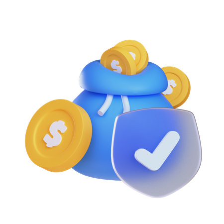 Investment Insurance  3D Icon