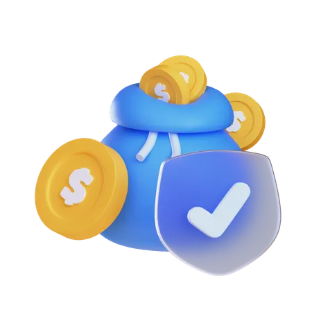 Investment Insurance  3D Icon