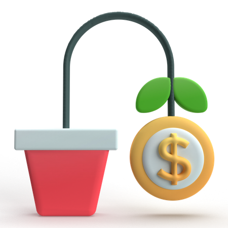 Investment Loss  3D Icon